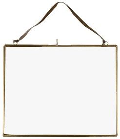 Metalowa ramka ścienna w kolorze złota 25x20 cm – Rex London