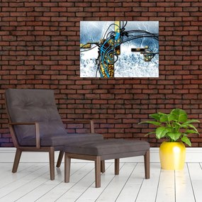 Abstrakcyjny obraz (70x50 cm)