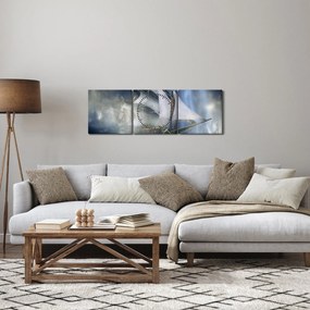Obraz - Statek widmo (z zegarem) (90x30 cm)