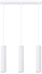 Biała lampa wisząca Gleam – Sollux