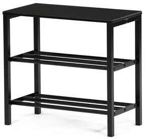 Szafka na buty 83168-42 BK, metal, czarna
