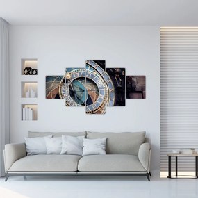 Obraz - Praski zegar astronomiczny, Praga (125x70 cm)