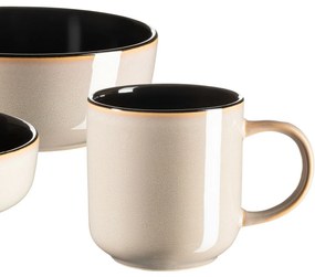 Mäser 10-częściowy zestaw jadalny ALENIA, beżowy