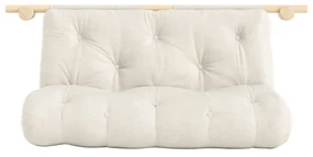 Lniana rozkładana sofa w naturalnym kolorze 135 cm Hooked – Karup Design
