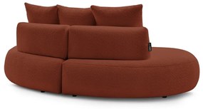 Ceglasta sofa z materiału bouclé 260 cm Saint-Germain – Bobochic Paris