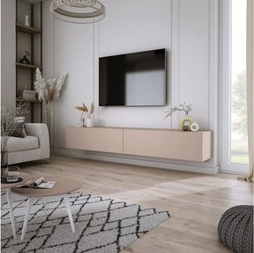 Szafka RTV: Karmelowy Brąz, 200 (2 x 100) x 34 x 32 cm