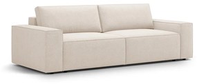 Beżowa rozkładana sofa z materiału bouclé 247 cm Jodie – Micadoni Home