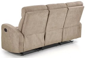 Beżowa trzyosobowa sofa rozkładana - Bover 4X