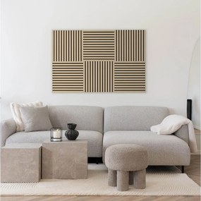 Panele akustyczne zestaw 2 szt. 52x52 cm Oak – House Nordic
