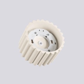 Plafon AURA 1 beżowy GX53 ryflowany SOLLUX  LIGHTING
