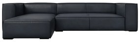 Ciemnoniebieski skórzany narożnik (lewostronny) Madame – Windsor &amp; Co Sofas