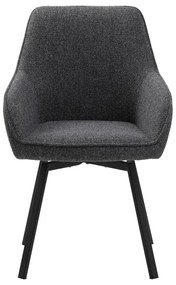 Szare krzesło Alma – Unique Furniture