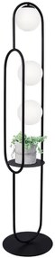 Nowoczesna lampa stojąca z półką - S824 K6-B46