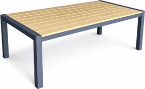 Zestaw ogrodowy Meggy 5-osobowy – luksusowe meble ogrodowe aluminiowe z sofą, fotelami i stolikiem