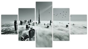 Obraz - Wieżowce w Dubaju (125x70 cm)