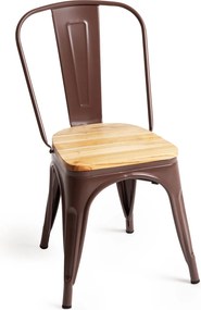 Krzeso z naturalnego drewna Torix