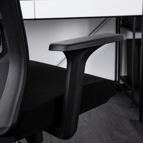 Ergonomiczny fotel biurowy z tkaniny membranowej i siatki Spiral