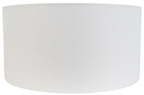 Biały abażur z tkaniny 50/50/25 Nowoczesny