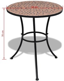 Stolik ogrodowy na taras ceramiczny terakota N2-W53