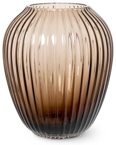 Brązowy szklany wazon Kähler Design Hammershøi, wys. 18,5 cm