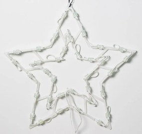 Świąteczna dekoracja LED w oknie - Gwiazda - 40 cm