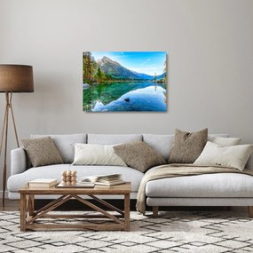 Obraz na szkle - Jezioro Hintersee (70x50 cm)