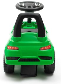Baby Mix Odpychacz dla dzieci z dźwiękiem Racer, zielony
