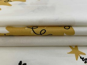 PrzytulneMieszkanie.pl PrzytulneMieszkanie.pl Bawełniana pościel FROST & GOLD biała Rozmiar pościeli: 70 x 90 cm | 140 x 200 cm