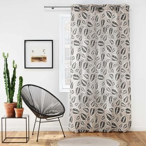 Czarno-beżowa zasłona 140x260 cm Alma – douceur d'intérieur