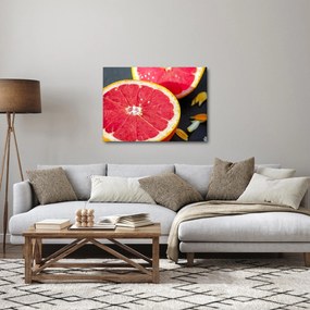 Obraz pokrojonych grejpfrutów (70x50 cm)