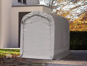 TOOLPORT 1,6x2,4m, Namiot garażowy, Plandeka PVC, szary, bez statyki - (77834)