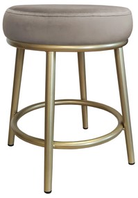 Taboret Ben noga metalowa złota MG09