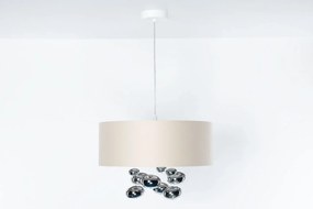 Lampa wisząca BUBBLE LIGHT 50cm kremowa BPS KONCEPT