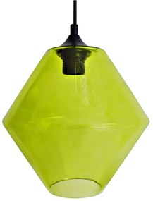 Minimalistyczna lampa wisząca z zielonym kloszem - Z043 K7-C98