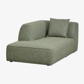 Lewy Szezlong Do Tapicerowanej Sofy Modułowej Cardea Bouclé Salvia Zieleń - Sklum