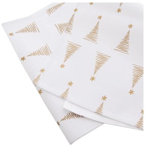 Bawełniany bieżnik ze świątecznym motywem 32x130 cm – Orion