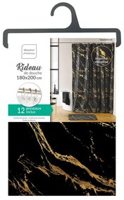 Zasłona prysznicowa 180x200 cm Aquamarbre – douceur d'intérieur