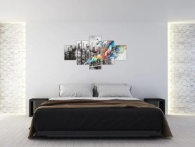Obraz - Przemysłowe życie (125x70 cm)