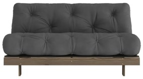 Czarna rozkładana sofa 160 cm Roots – Karup Design