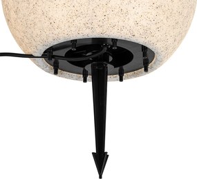 Inteligentna lampa zewnętrzna szara 35 cm IP44 z Wifi A60 - Nura