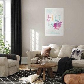 Plakat Tęczowe home 40x60 cm bez ramy z marginesem ARTGEIST B