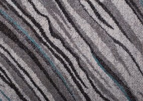 Dywan Mallorca Fala szaro-niebieski 80 cm x 150 cm