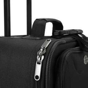 Zestaw walizek TRAVEL, 5-częściowy, czarna Monzana