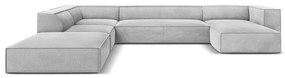 Jasnoszary narożnik (lewostronny) Madame – Windsor &amp; Co Sofas