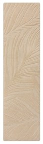 Beżowy wełniany chodnik 60x230 cm Lino Leaf – Flair Rugs