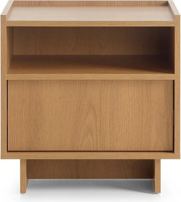 Szafka Nocna ZENITH 50 cm Stolik Nocny do Sypialni, Brązowy