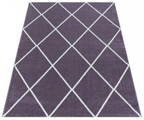 Dywan nowoczesny Rio romby fioletowy 200 cm x 290 cm