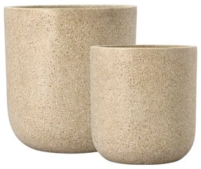 Osłonki na doniczki z żywicy polimerowej zestaw 2 szt. ø 37 cm Thum – Villa Collection