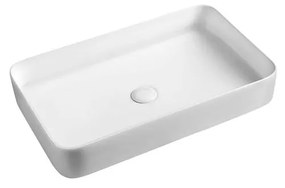 Biała umywalka ceramiczna Sapho Blade, 65x40 cm