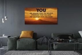 Duży obraz na płótnie Słoneczne Hasło pod Niebem